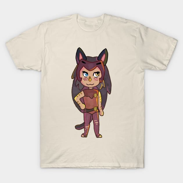 Chibi Catra T-Shirt by Rose Rivers